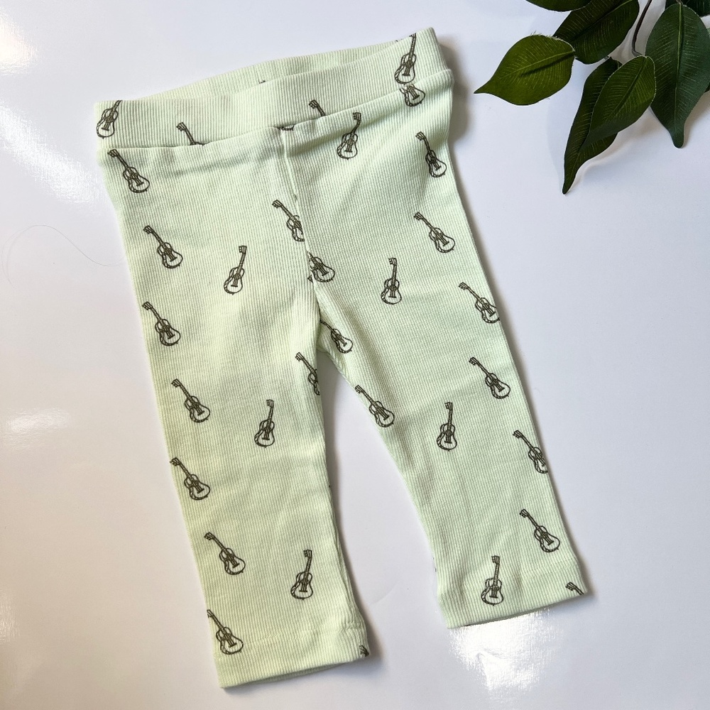 Kate Quinn Mint Green Tiny Guitars Pants 6-12